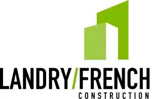 Logo of Landry/French Construction.