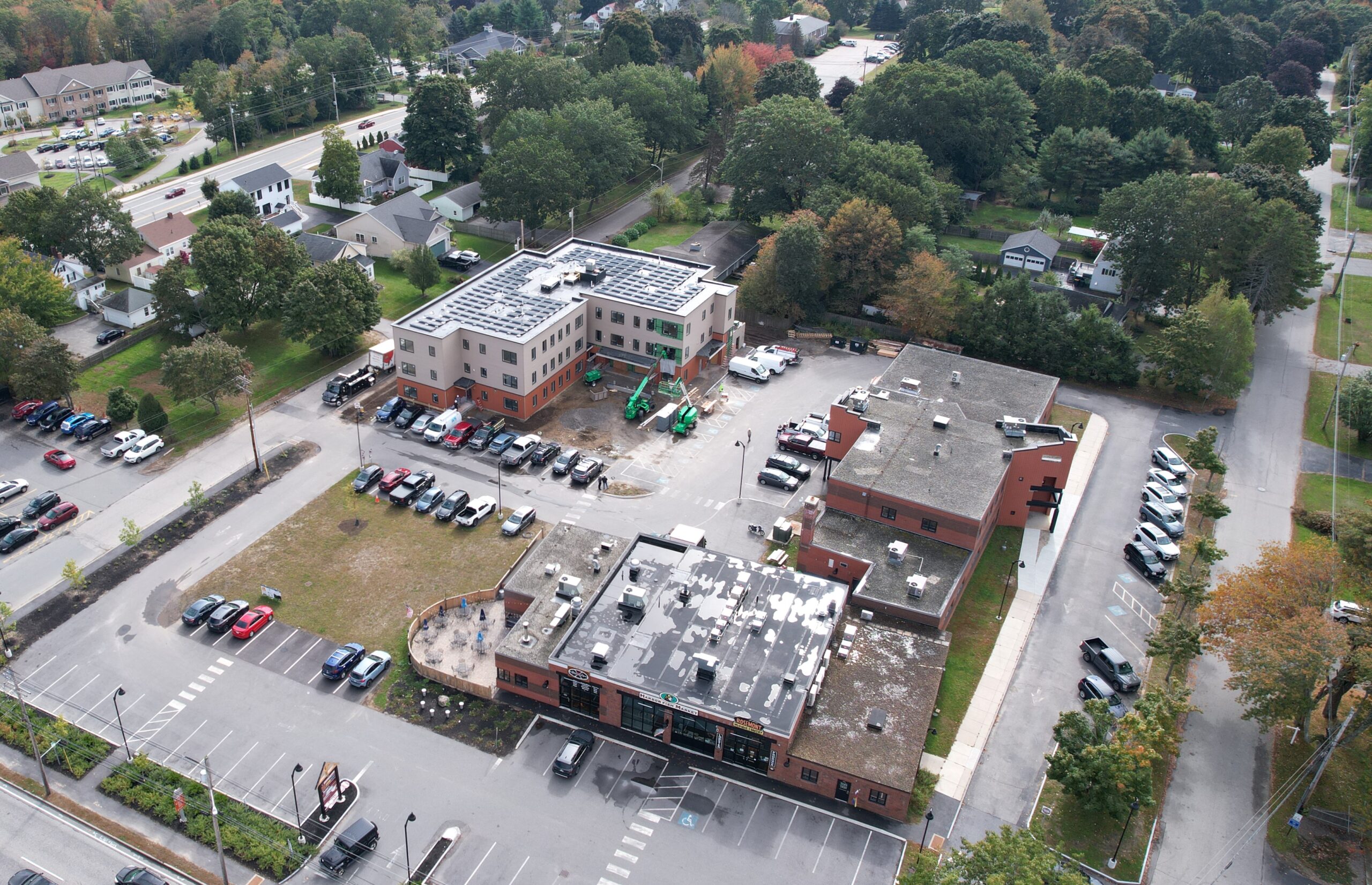 Aerial view of Notable Project Receipient Firehouse Village