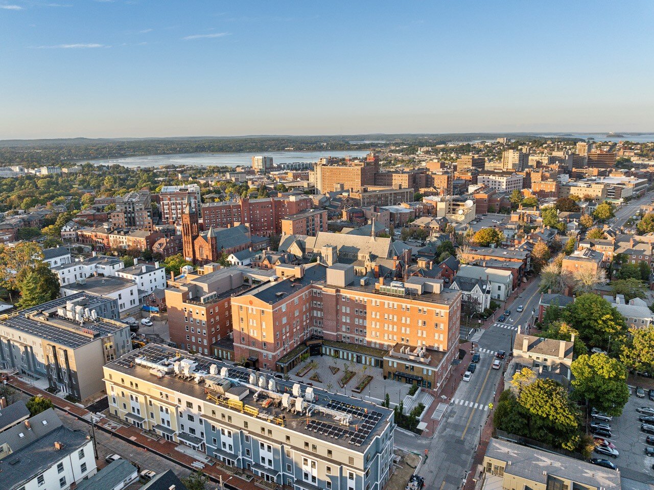 Aerial view of Notable Project Receipient Nightingale & State Street Campus Redevelopment