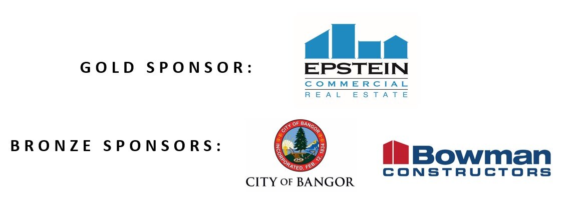 Co-Sponsors of Bangor-ARea Social event Epstein Commercial, City of Bangor, Bowman Constructors